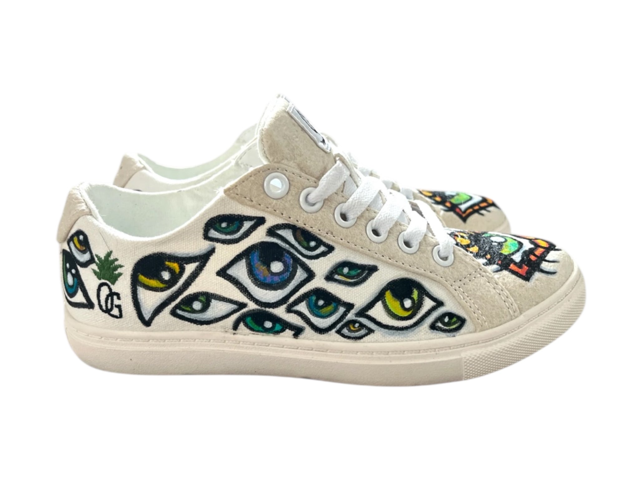 Add Custom Full Sneaker Art Organic Garments - Main Image