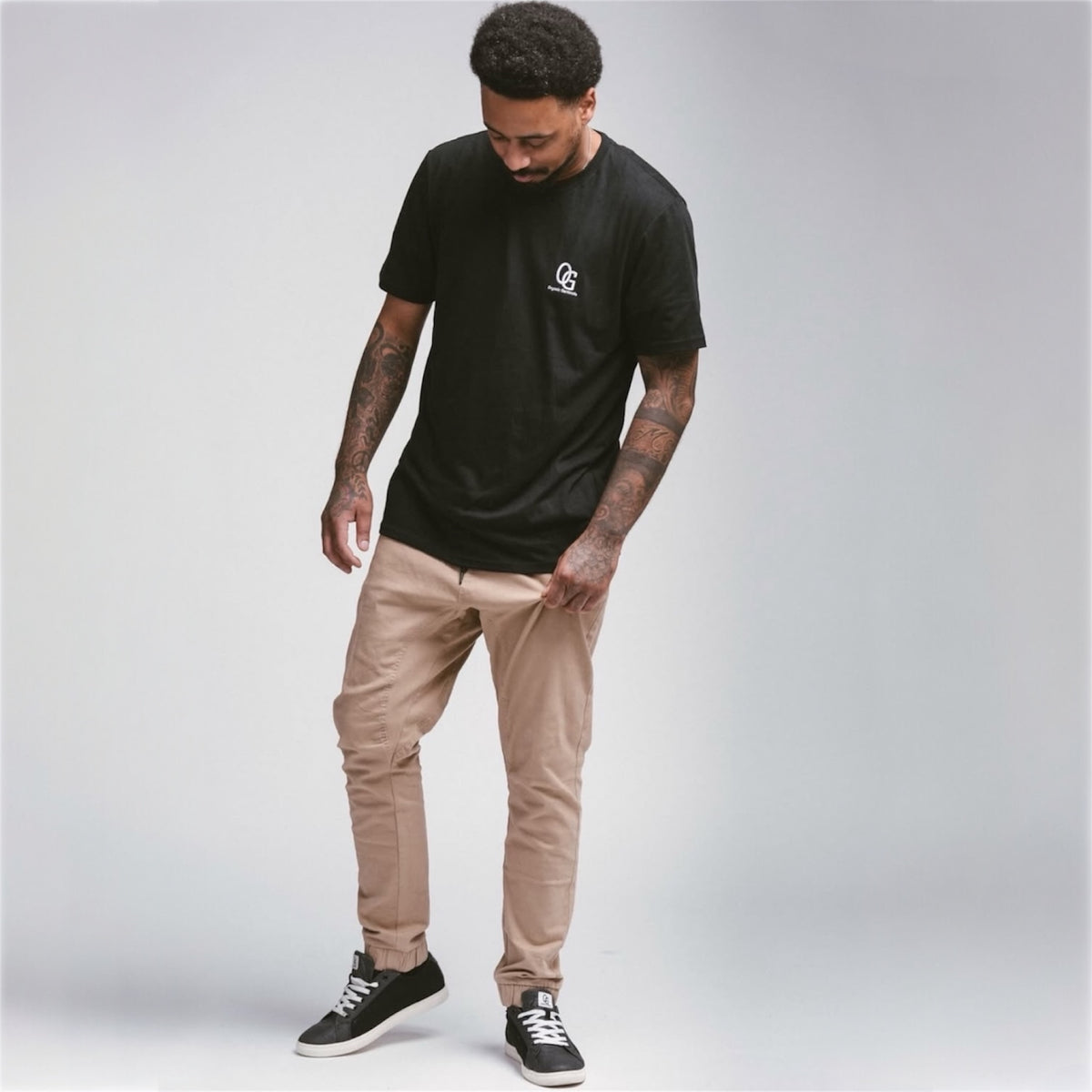 Organic Cotton T-Shirt with Embroidered OG Logo